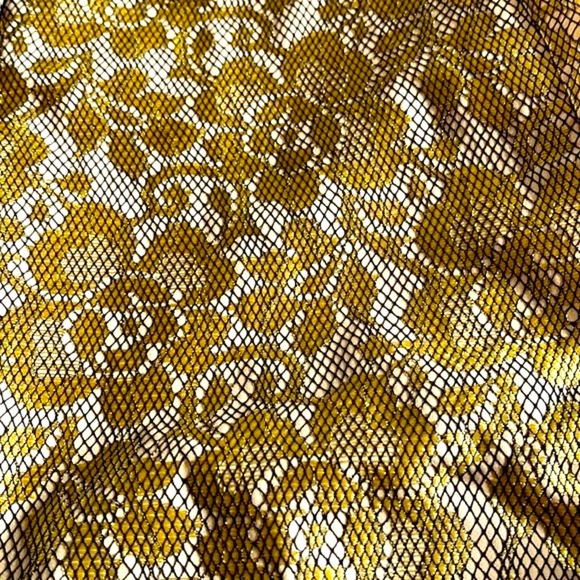 Size 12 SHEIKE. GOLDEN FORAL BROCADE TROUSERS. Luxury Fabric - Picture 6 of 7